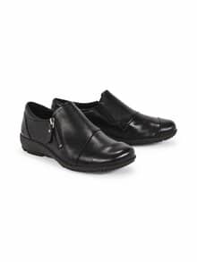 J.S.-RV-Slipper flexibel Schwarz