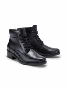 Absatz-Stiefelette Soft Schwarz