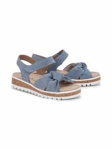 Hallux-Sandale Softschleife Taubenblau