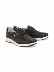 Hallux-Klettschuh Komforweite Braun
