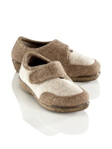 Federleicht-Filz-Klettslipper Federleicht-Filz-Klettslipper