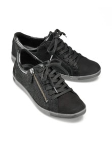 Reißverschluss-Sneaker Shiny low Reißverschluss-Sneaker Shiny low