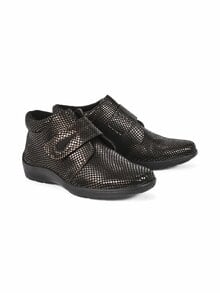 Klett-Bootie Federleicht Schwarz-Gold
