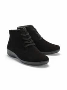 Hallux-Stiefelette Soft Bequemweite Schwarz