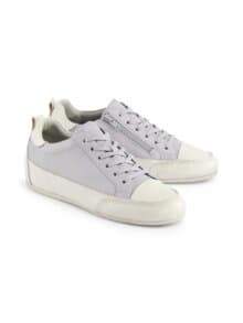 Freizeit-Schnürer Keilabsatz Pastell-Blau