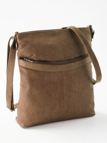 Leder-Umhängetasche Softness