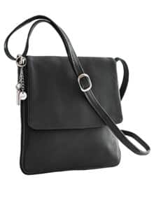 Leder-Handtasche Every Day Schwarz