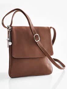 Leder-Handtasche Every Day Cognac