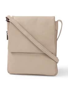 Leder-Handtasche Every Day Beige