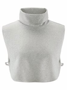 Rollkragen-Einsatz Jersey Grau melange