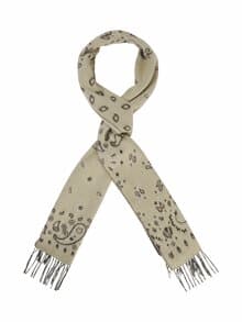 Fraas Paisley Schal Beige