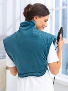 Nacken-Heizkissen Extralang Petrol