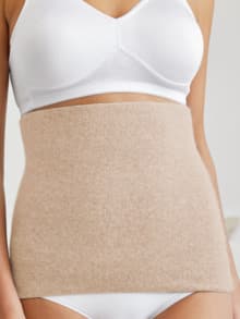 Angora-Nierenwärmer Beige