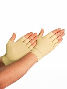 Komfort-Handschuhe Beige