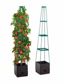 Pflanzenturm XXL Antrhazit/Grün