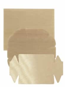 Antihaft-Backfolien-Set 4tlg Beige