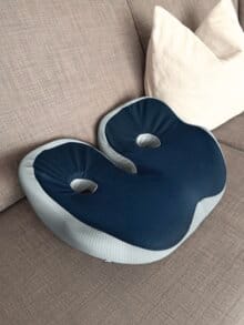 Ergonomische Sitzerhöhung Schwarz