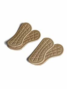 Fersenwohl Schuhpads 4 Paar Beige