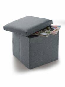 Hocker mit Stauraum Grau