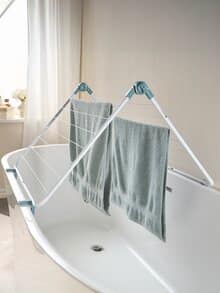 Wäschetrockner Badewanne Weiss