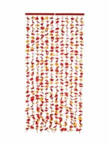 Türvorhang Selbstklebend Orange/Gelb