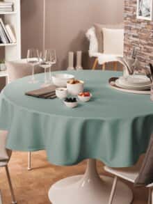 Sander-Tischdecke Fleckschutz Rund Mint