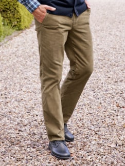 Cordhose Thermo Beige Detail 1