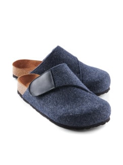 Wollfilz-Klett-Pantolette Wollfilz-Klett-Pantolette