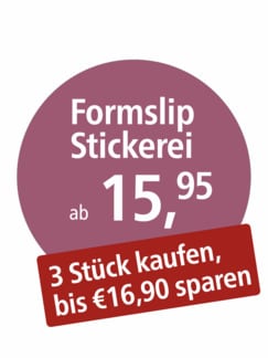 Baumwoll-Formslip Stickerei