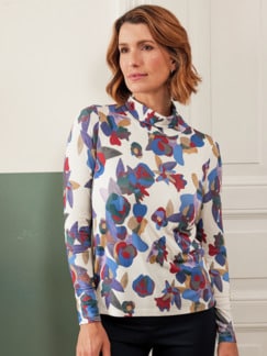 Viskose-Shirt Rollkragen Viskose-Shirt Rollkragen