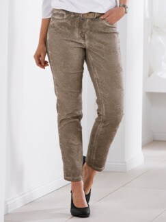 7/8-Komfortbundjeans Blütenzauber 7/8-Komfortbundjeans Blütenzauber