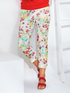 7/8-Bequembundhose Mohnblume 7/8-Bequembundhose Mohnblume