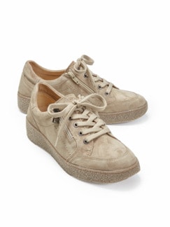 Memory-Sneaker Duo-Zip Beige Detail 1