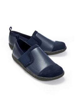 Hallux-Slipper Naturform Blau Detail 1