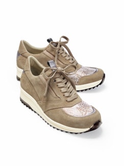 Hallux-Bequem-Sneaker Rutschsicher Beige Detail 1