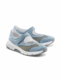 Hallux-Active-Klettballerina Blau Detail 1