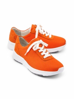 Semler-Mesh Sneaker Orange Detail 1