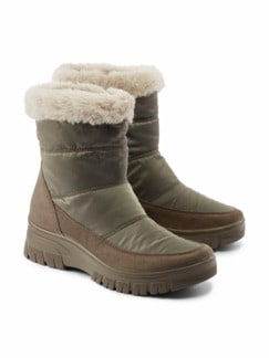 Aquastop-Stiefel Wetterfest Khaki Detail 1