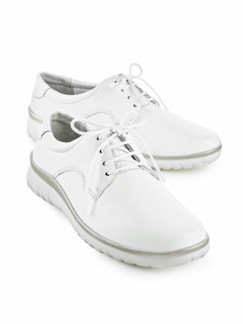 Hallux-Bequem-Sneaker Federleicht Weiß Detail 1