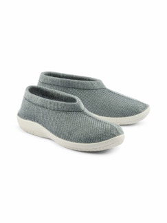 Hallux-Softslipper Strick Grau Detail 1