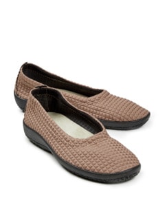 Hallux-Softslipper Taupe Detail 1