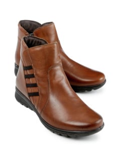 Ultrasoft-Bequem-Boots Cognac Detail 1