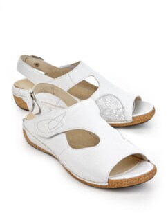 Hallux-Sandalenschuh Komfort Weiß Detail 1