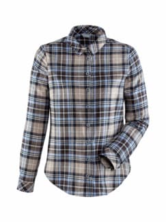 Thermo-Flanell-Bluse kariert