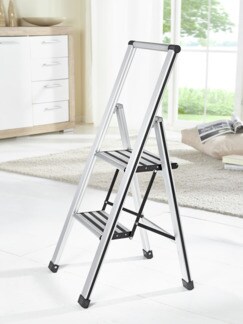 Aluminium-Klapptrittleiter 2-stufig Aluminium-Klapptrittleiter 2-stufig