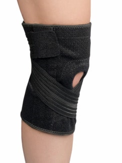 Kniegelenk-Bandage Stabilisierend Schwarz Detail 1