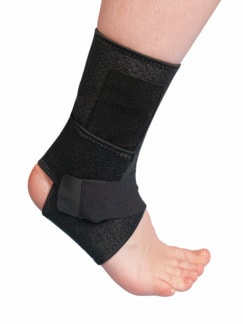 Knöchel-Bandage Stabilisierend Schwarz Detail 1