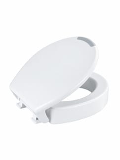 WC-Sitz Komfort 8cm Weiß Detail 1