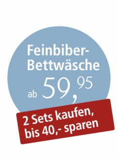 Feinbiber-Wende-Bettwäsche-Set
