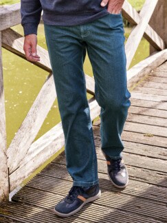 Multiflex-Jeans Hautschmeichler Dark Blue Denim Detail 1